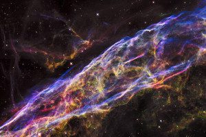 Nebulosa do Véu. Foto: Image Credit: NASA/ESA/Hubble Heritage Team 