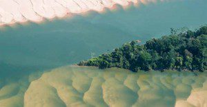 Vista aérea do rio Tocantins ao norte de Marabá, no Pará. © Daniel Beltrá / Greenpeace
