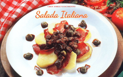 Salada italiana do Chef Jorge Nascimento