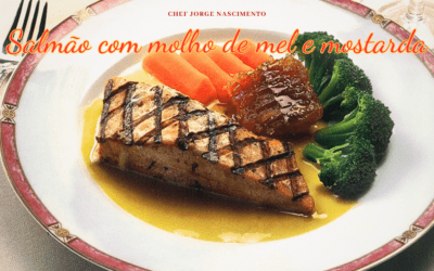 Salmão ao molho de mel & mostarda