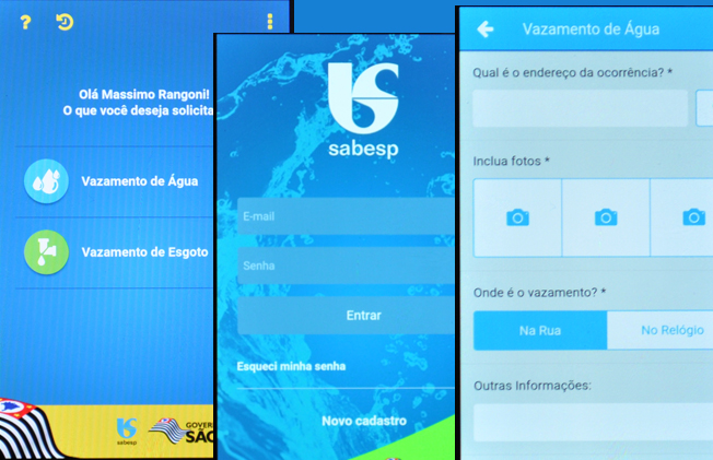 Sabesp lança APP para indicar vazamento de água e esgoto pelo celular