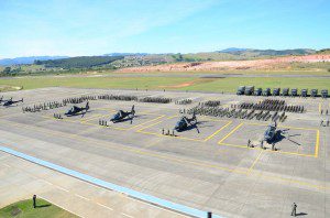 Comando de Aviação do Exército executa apronto operacional dos meios que serão utilizados na Rio 2016. Foto: Exército Brasileiro