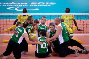 Equipe de voleibol sentado do Brasil vai lutar por medalha em casa (Foto: Getty Images/Dennis Grombkowski)