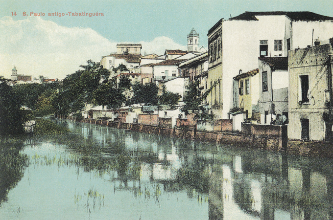 Memória de SP: As casas da Várzea do Carmo e o Rio Tamanduateí