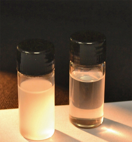 Em parceria com o LNNano foi desenvolvido um método de análise química quantitativa para determinar o teor de monoetilenoglicol (MEG) em amostras do processamento de gás natural liquefeito. Foto: LNNano