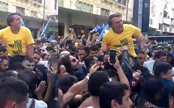 Bolsonaro leva facada em Juiz de Fora