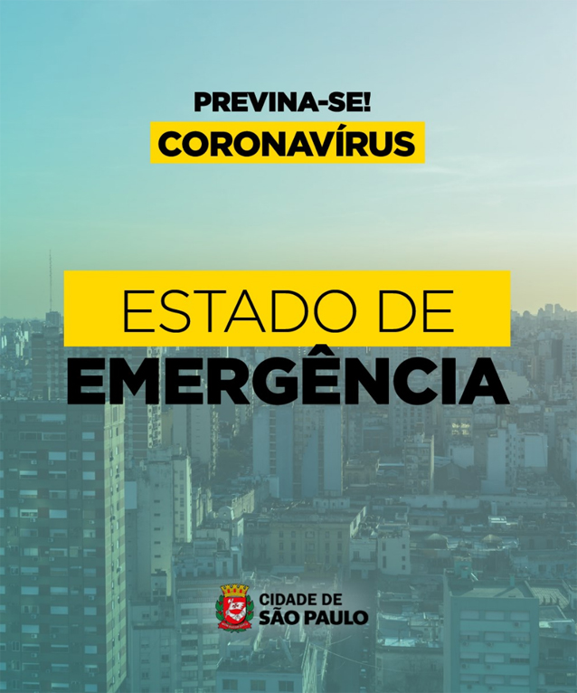 Prefeitura de SP age contra o coronavírus