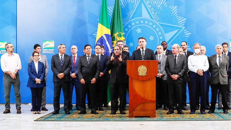 Pronunciamento do presidente Jair Bolsonaro sobre saída de Sérgio Moro de seu governo