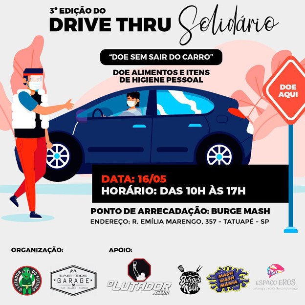 3º Drive Thru Solidário acontece neste sábado (16) na Rua Emília Marengo, vídeo