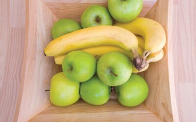 Creme de maçãs (ou bananas) e iogurte