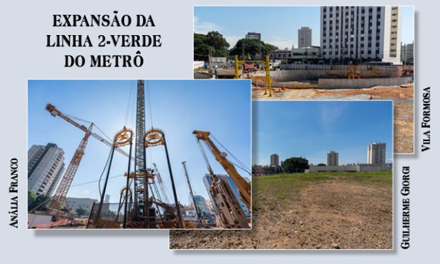 Obras de expansão da Linha 2 – Verde alteram tráfego na Vila Formosa