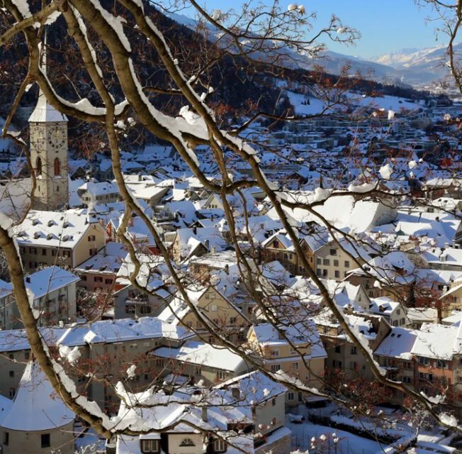 Chur, Suíça: a dolce vita nas montanhas geladas dos alpes entre a Itália, Alemanha e França