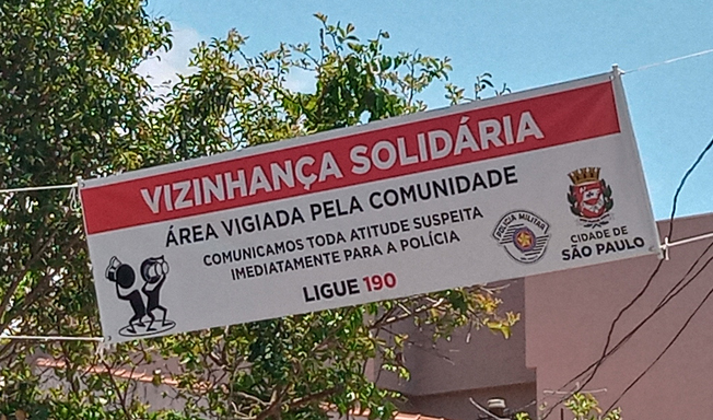 Tatuapé: Rua Nova Clélia adere ao programa Vizinhança Solidária da PM