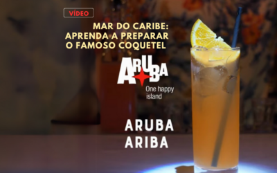 Coquetel Aruba Ariba! Aprenda a preparar a bebida da encantadora ilha do Caribe