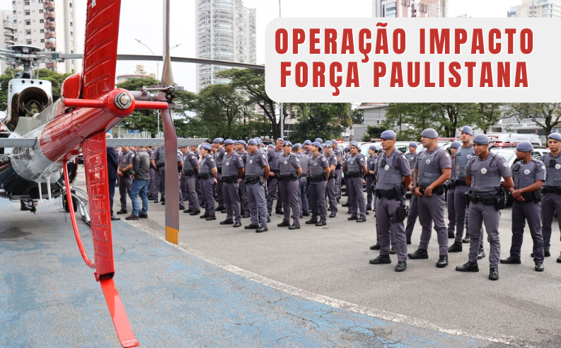 Operação Impacto Força Paulistana traz resultados concretos