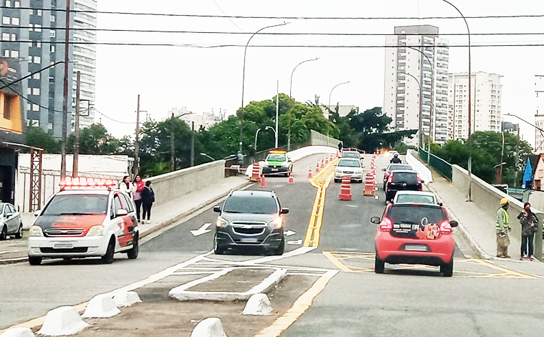 Viaduto Azevedo no Tatuapé: previsão de término das obras em agosto