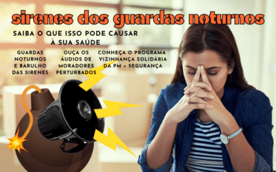 Guardas noturnos motorizados agem impunes contra a população acionando sirenes