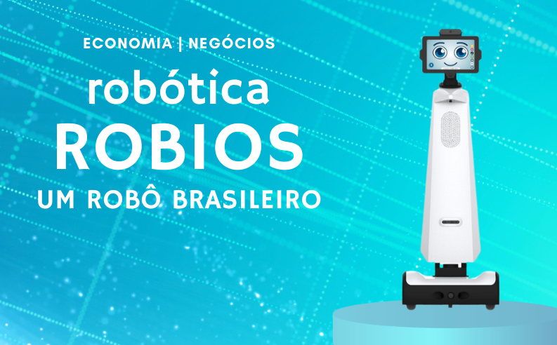 Negócios: conheça o simpático Robios – um robô criado por empresa paranaense