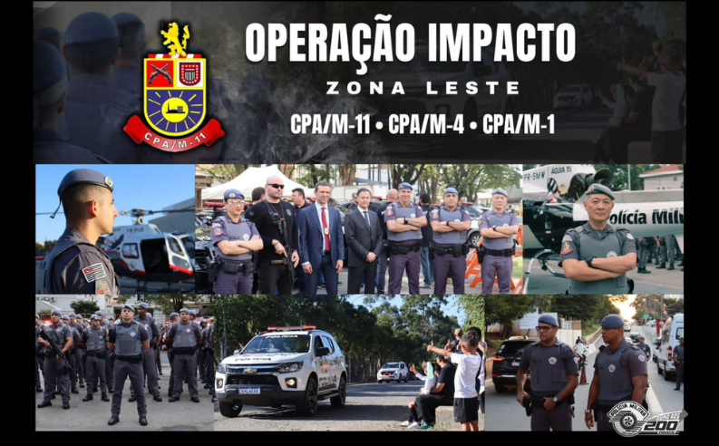 Operação Impacto Zona Leste da Polícia Militar