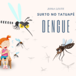 Surto de dengue no Tatuapé, veja link do Busca Saúde, projeta-se