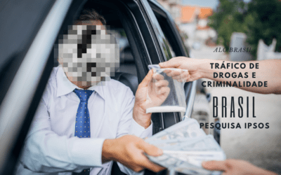 Brasil lidera entre países que relatam presença de tráfico de drogas nas vizinhanças, aponta Ipsos