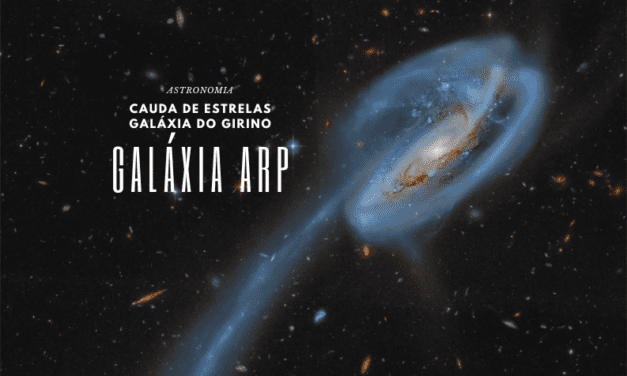 Galáxia Arp em vista deslumbrante do telescópio espacial Hubble