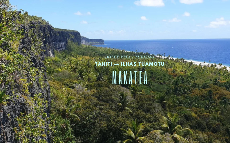 Ilhas Tuamotu no Tahiti: chegamos à Ilha Makatea, vídeo