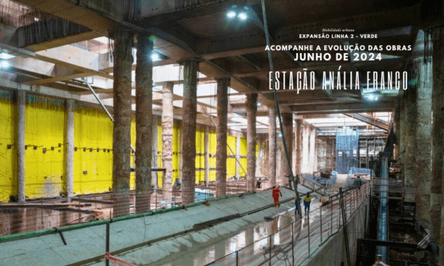 Estação Anália Franco do metrô – a construção até junho de 2024, assista