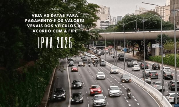 IPVA 2025: Governo divulga tabela com os valores para SP