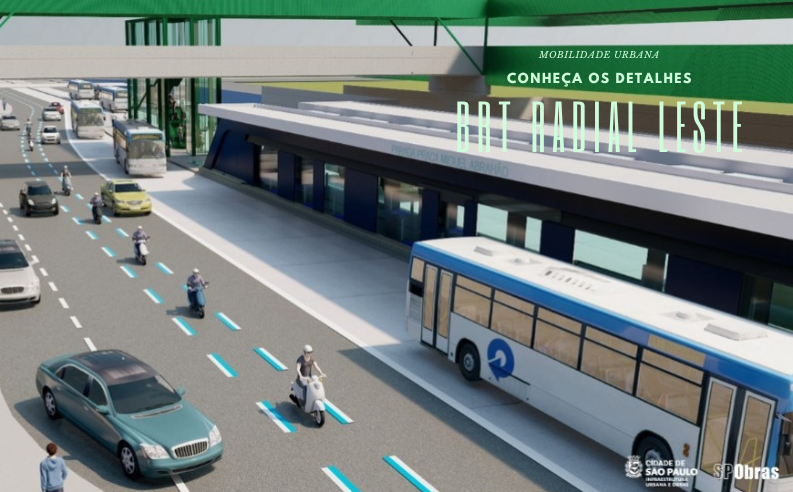 BRT Radial Leste – conheça os detalhes previstos para o projeto