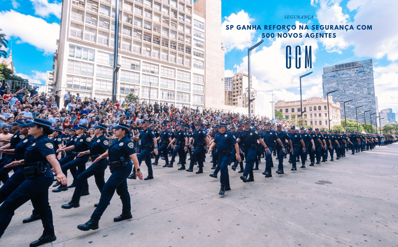 Segurança em São Paulo – GCM forma 500 novos agentes