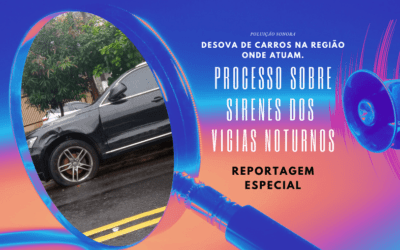 Crimes na região onde atuam os vigias noturnos processados pela poluição sonora que praticam