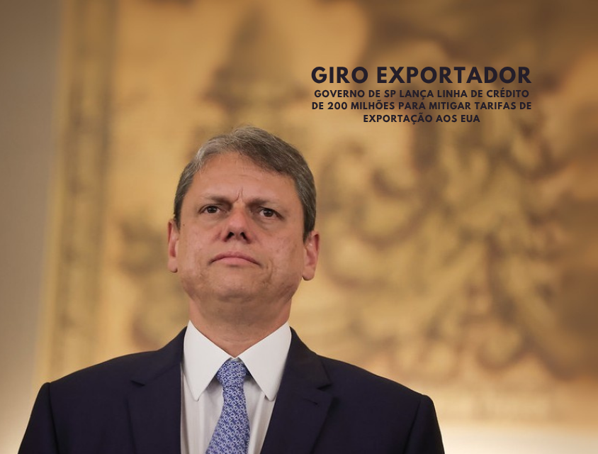 Ação: Tarcísio lança linha de crédito de 200 milhões para exportadores paulistas