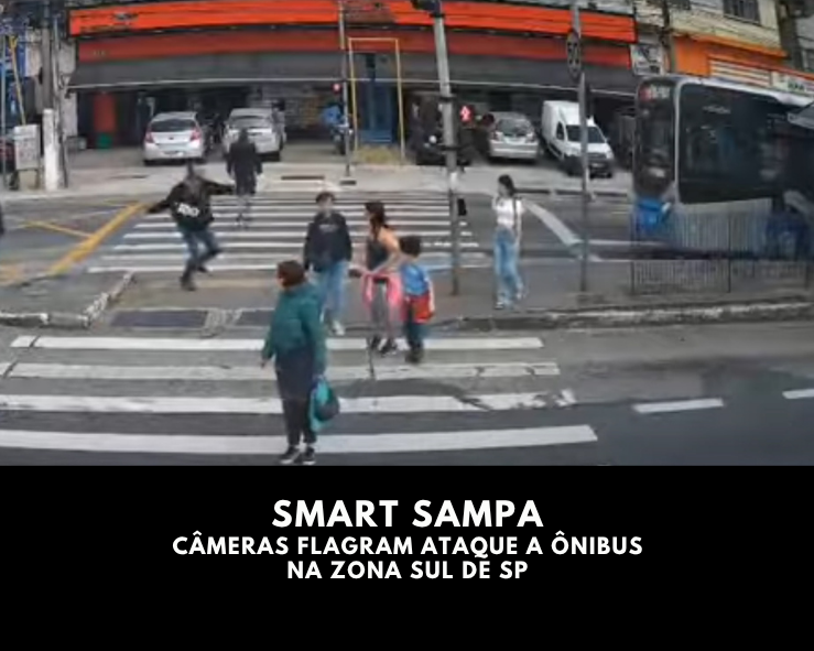 Smart Sampa identifica autor de ataque a ônibus no zona sul da capital, vídeo