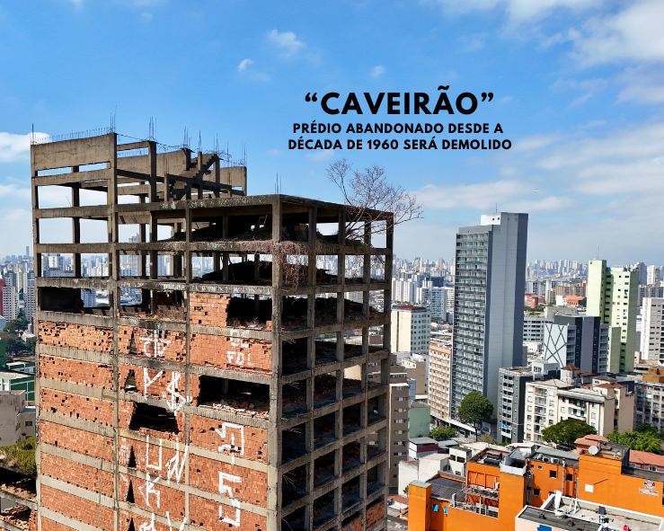 Prefeitura inicia processo para demolição de prédio abandonado conhecido como ‘Caveirão’ no centro da cidade, vídeo