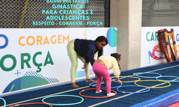 Daiane dos Santos, campeã mundial de ginástica, expande o esporte com o Projeto Brasileirinho