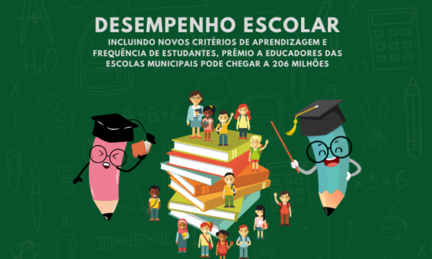 Prêmio de Desempenho Educacional da Prefeitura planeja pagar 206 milhões a educadores
