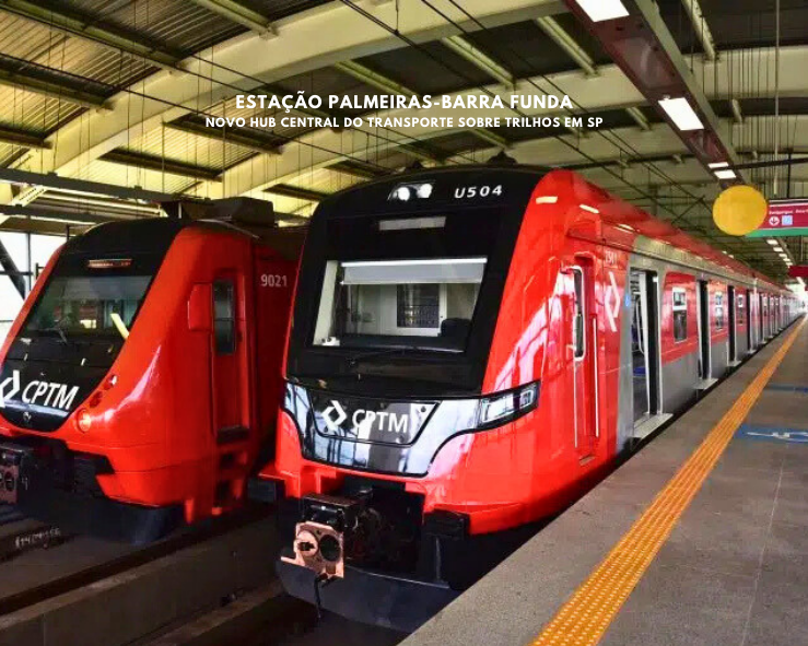 Estação Palmeiras-Barra Funda será terminal de 3 linhas da CPTM