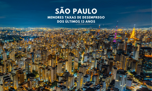 São Paulo registra as menores taxas de desemprego dos últimos 13 anos