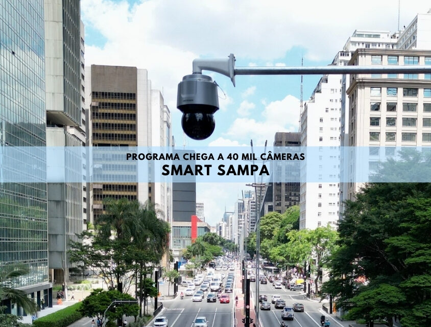Programa Smart Sampa soma 40 mil câmeras integradas na capital