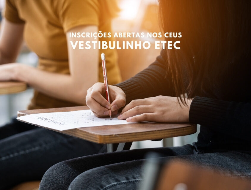 Vestibulinho ETEC – estão abertas as inscrições nos polos dos CEUs com 1.800 vagas