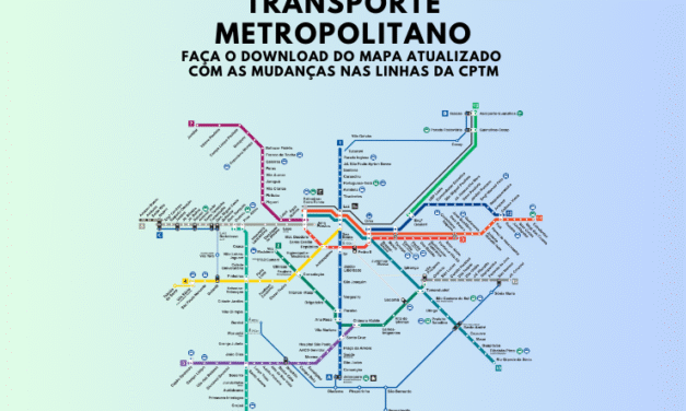 São Paulo tem um novo mapa do transporte metropolitano, conheça