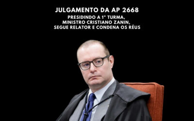 Presidindo a 1ª Turma, o ministro Cristiano Zanin segue relator e condena os réus