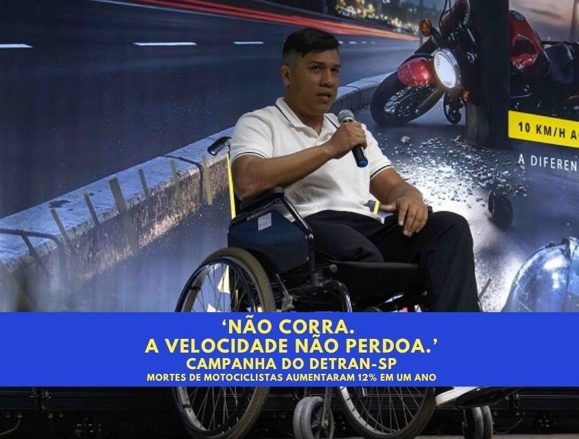 Campanha do Detran-SP choca, mas faz motociclistas repensarem mudanças de comportamentos, vídeo