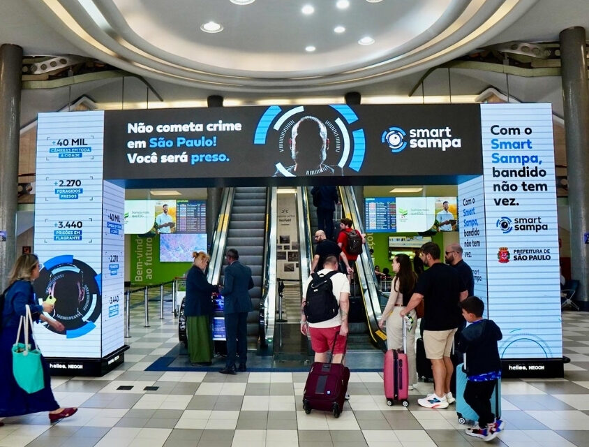 Smart Sampa chega ao Aeroporto de Congonhas e câmeras inteligentes monitoram áreas estratégicas