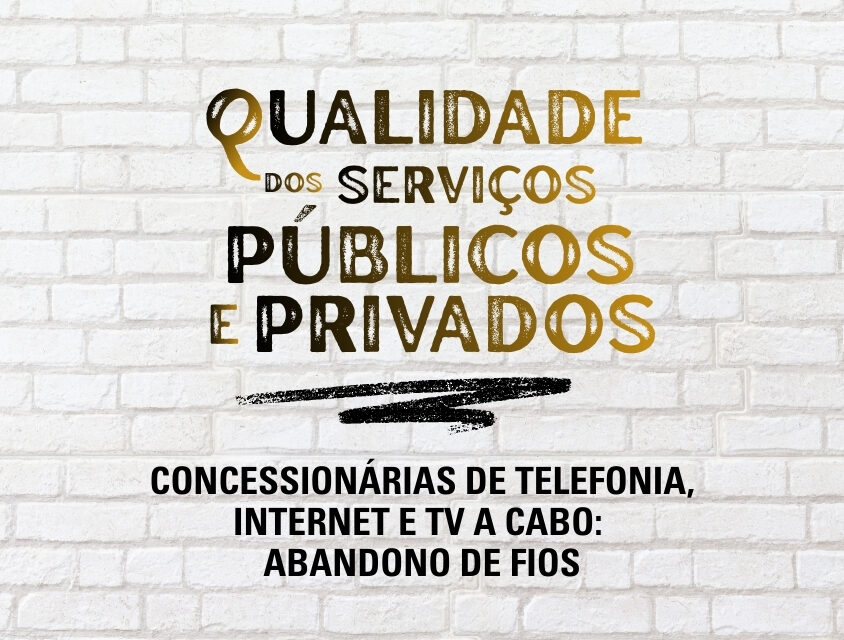 Fiação exposta nas ruas revela desorganização das operadoras de telefonia