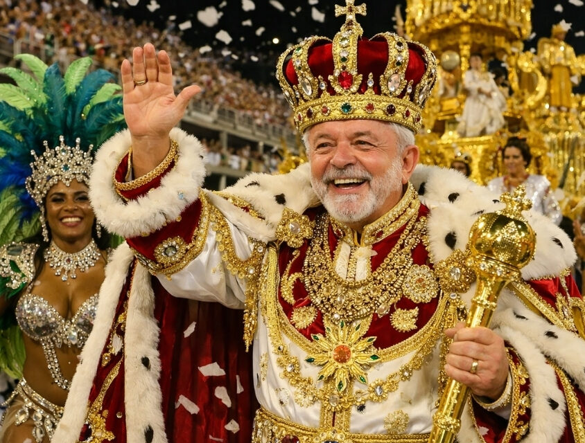 No reino da pobreza e da insegurança uma homenagem ao Rei