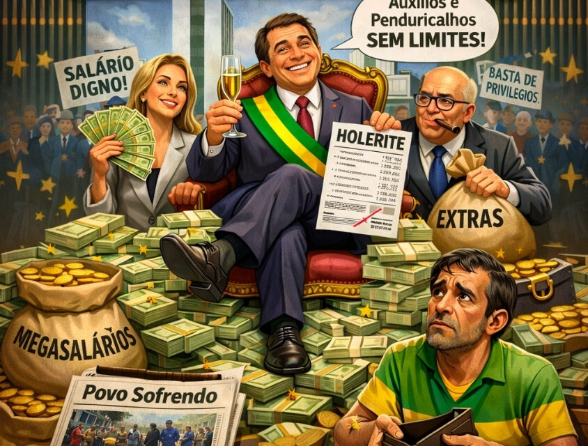 Os supersalários no Brasil dos privilégios: a desconexão preocupante entre representantes e representados