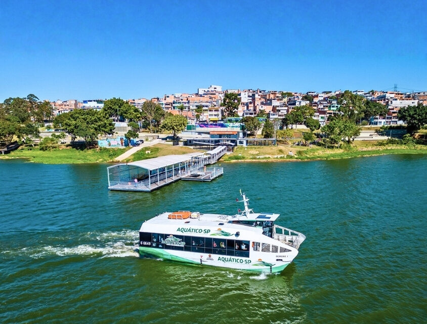 Aquático-SP ultrapassa 1 milhão de passageiros e se consolida como alternativa eficiente na Zona Sul