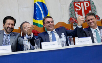 Flávio Bolsonaro: fala sobre “Projeto Brasil” em sintonia com Tarcísio e Nunes